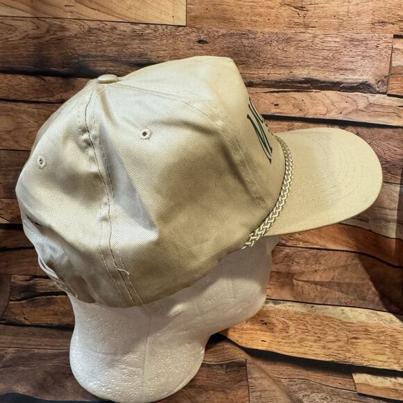 Morrison Supply Company Tan Adjustable Snapback Cap Hat Adjustable Rope Laclede - Picture 2 of 7